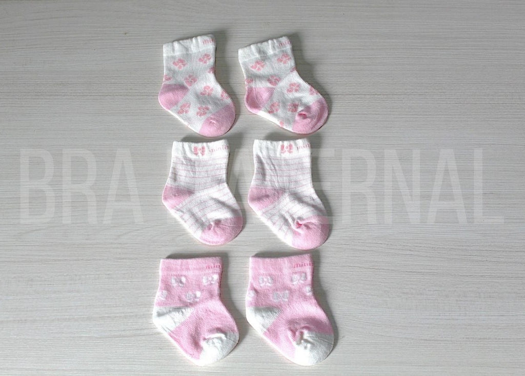 CALCETINES NIÑA ALGODÓN 0-1