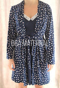 CONJUNTO CAMISOLA Y BATA AZUL CORAZONES