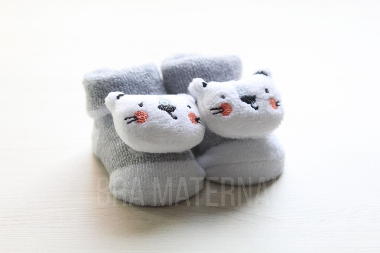 CALCETINES GATO GRIS