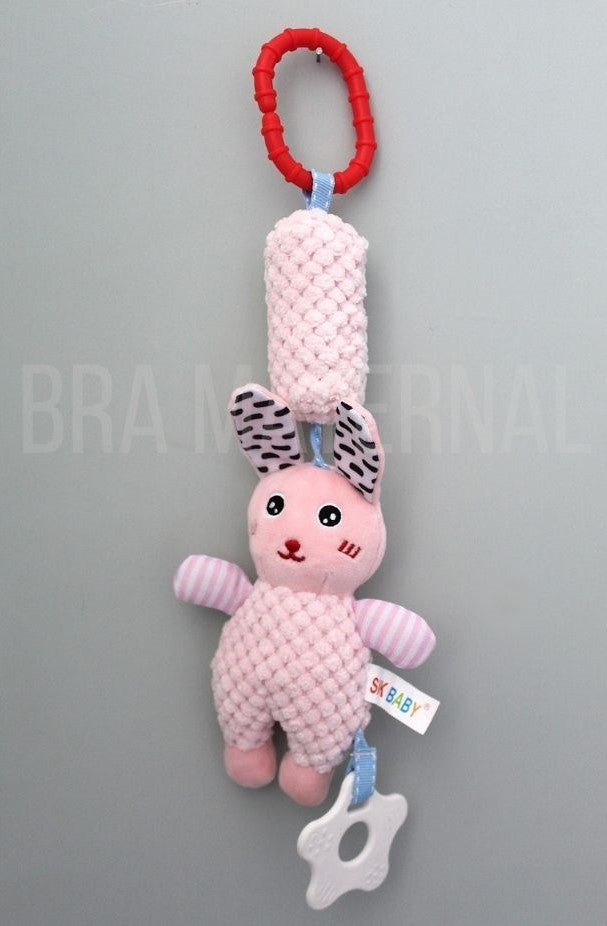 SONAJERO CONEJO ROSADO