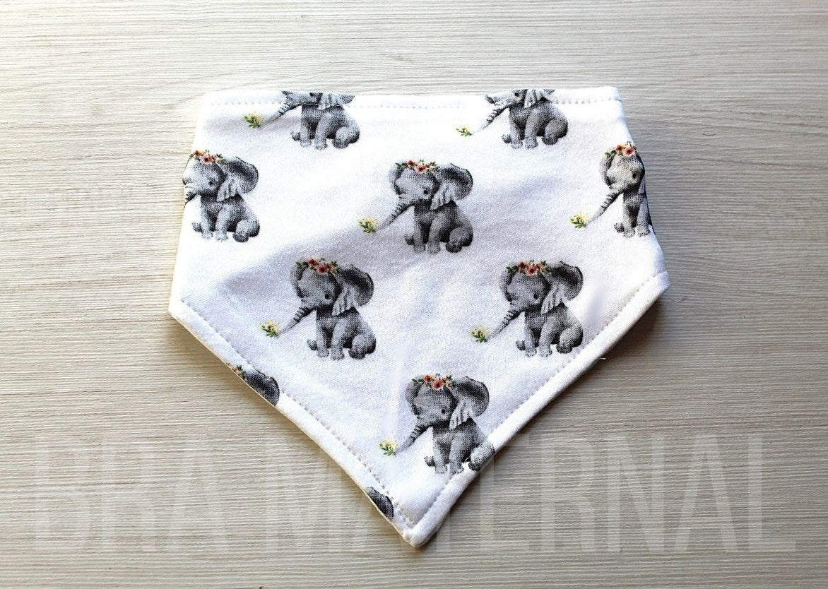 BANDANA ELEFANTES CON FLORES