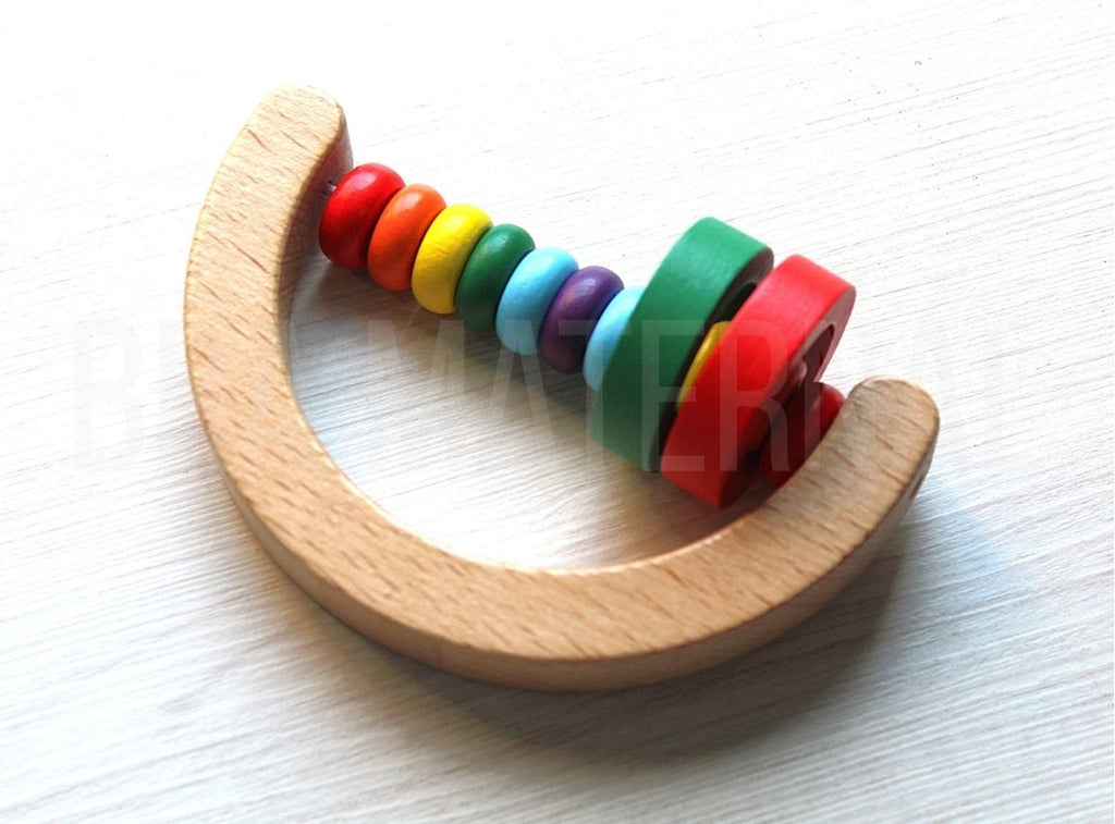 SONAJERO MADERA ARCOIRIS