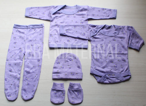 AJUAR MORADO FLORES