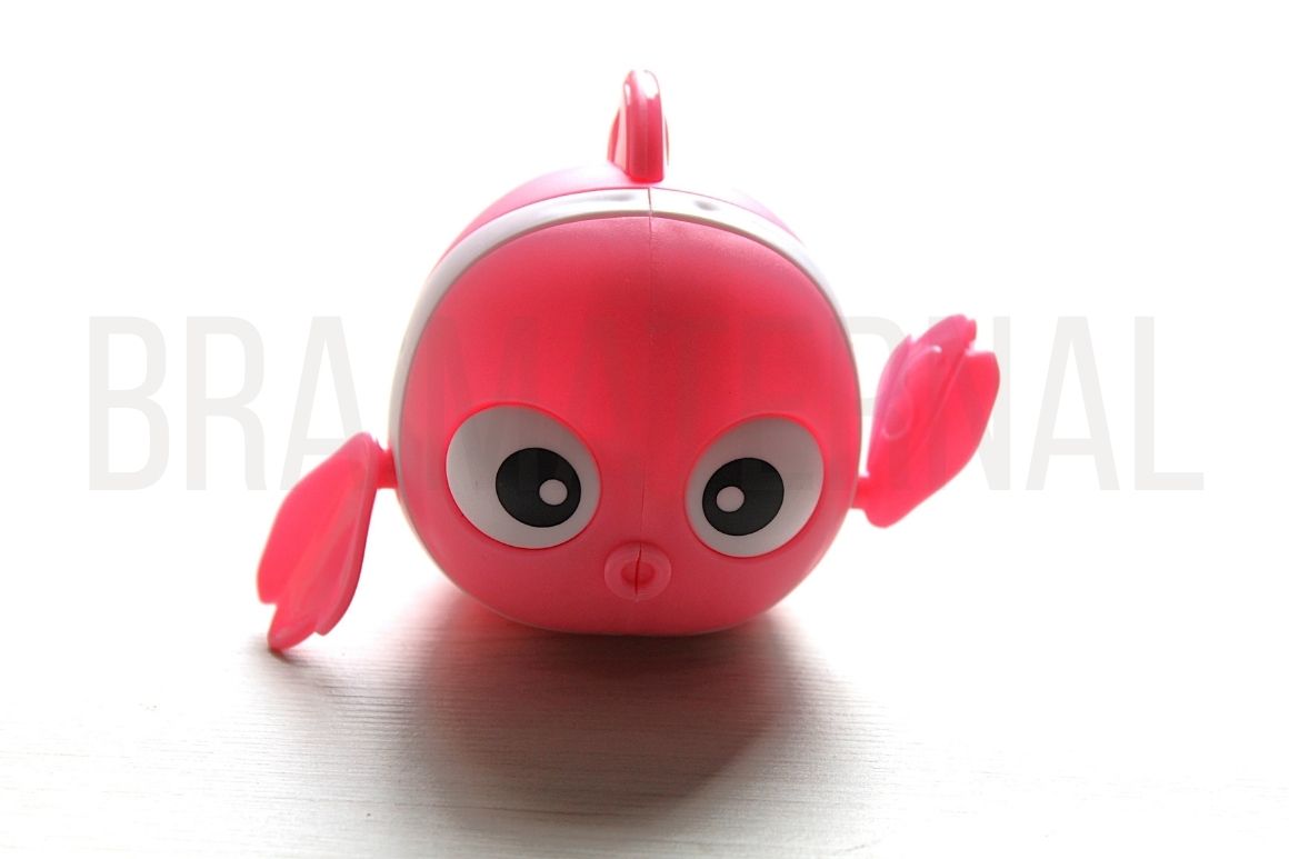 JUGUETE DE BAÑO PEZ ROSADO