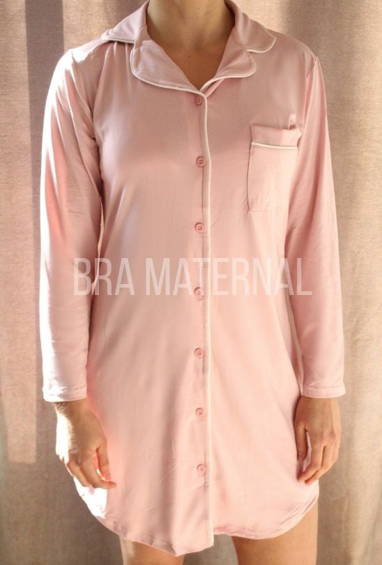 CAMISOLA BOTONES ROSADA