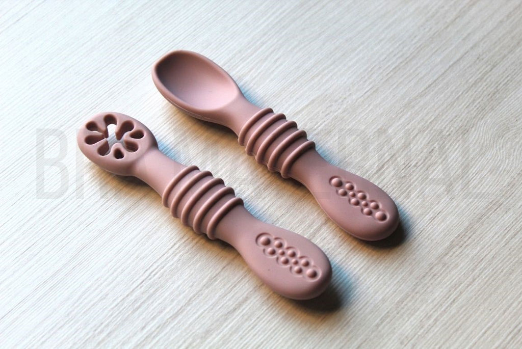 CUBIERTOS DE APRENDIZAJE ROSADO