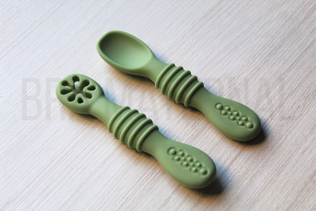 CUBIERTOS DE APRENDIZAJE VERDE