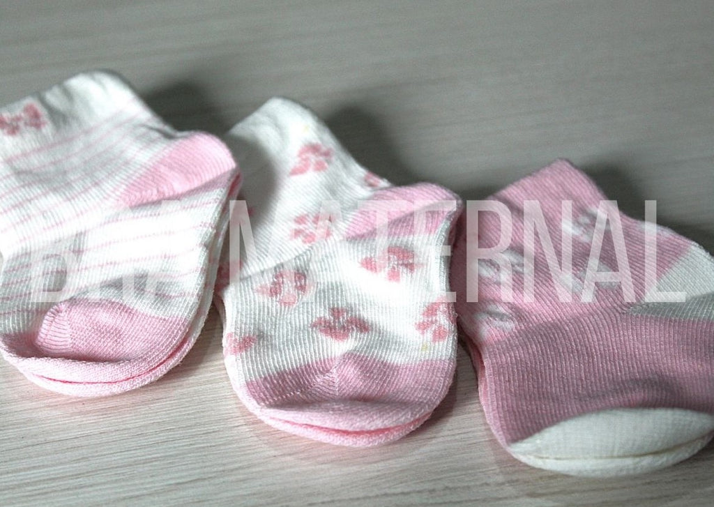 CALCETINES NIÑA ALGODÓN 0-1