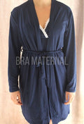 CONJUNTO CAMISOLA Y BATA AZUL