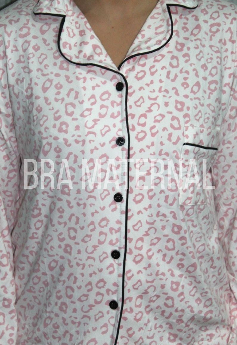 PIJAMA ANIMAL PRINT ROSADO
